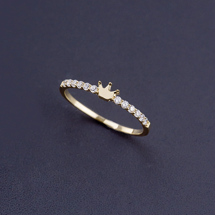 Minimalist Crown Ring