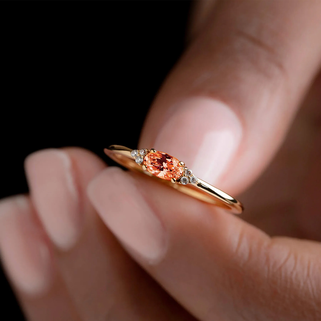 Multiple Sclerosis Minimal Oval Cut Ring