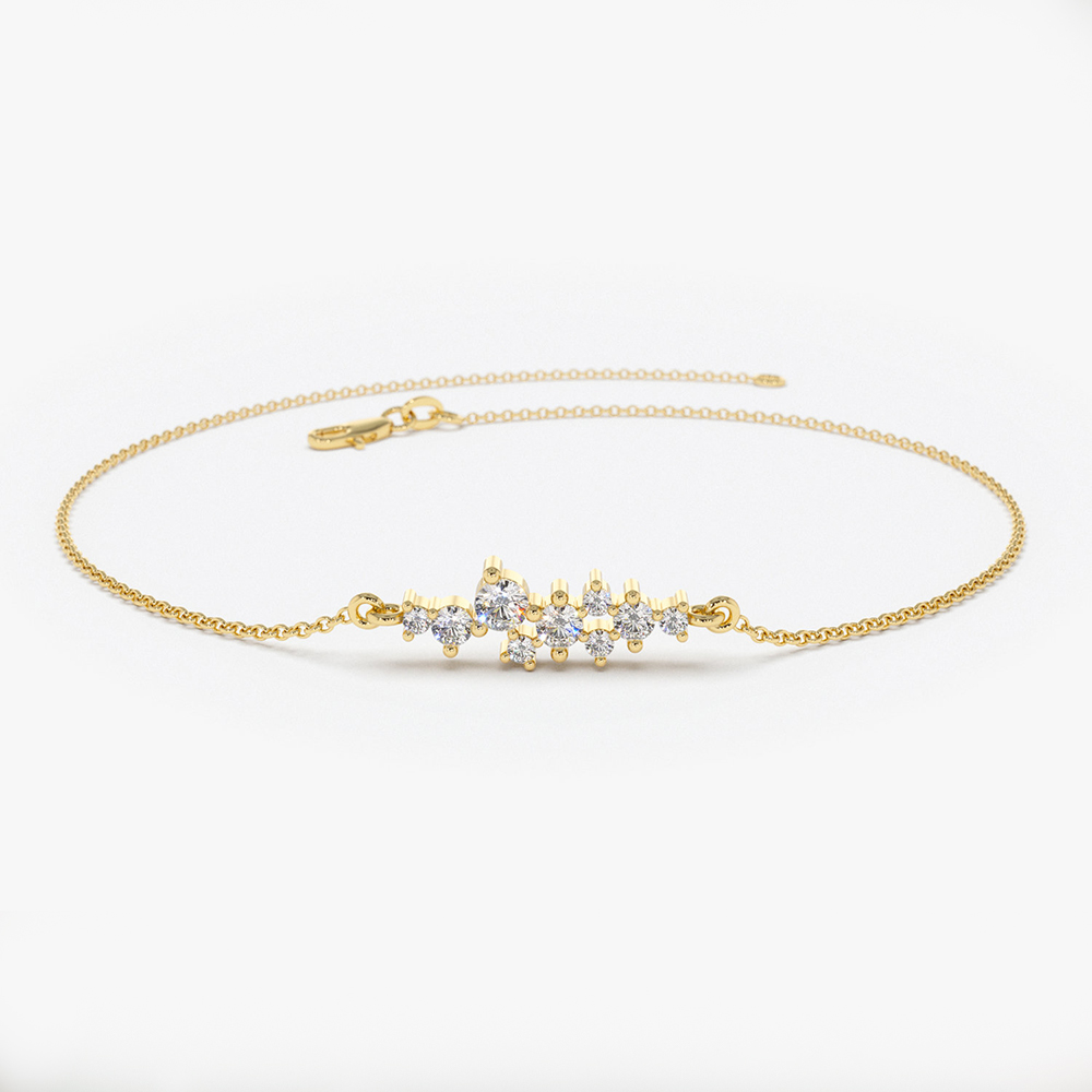 Beautifully Dainty Diamond Bracelet 