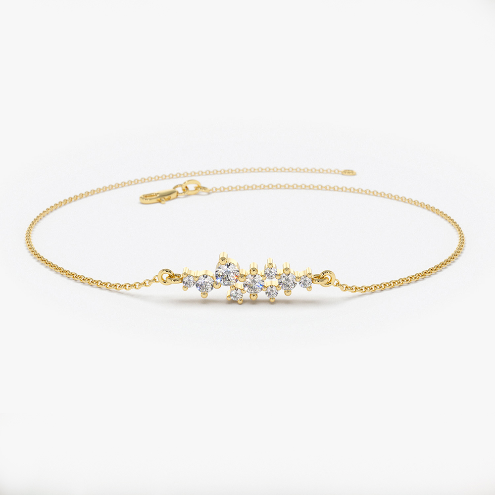 Beautifully Dainty Diamond Bracelet 