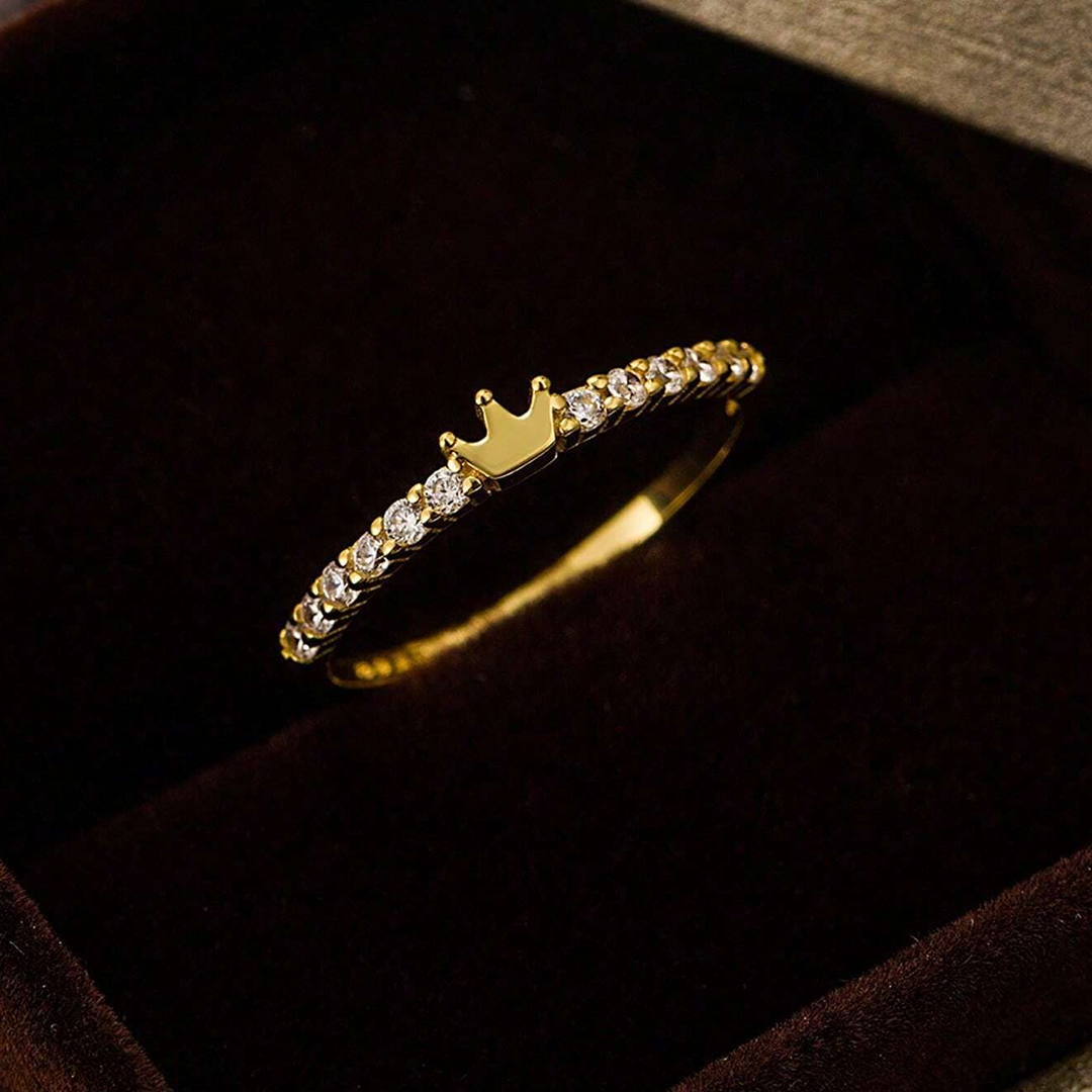 Minimalist Crown Ring