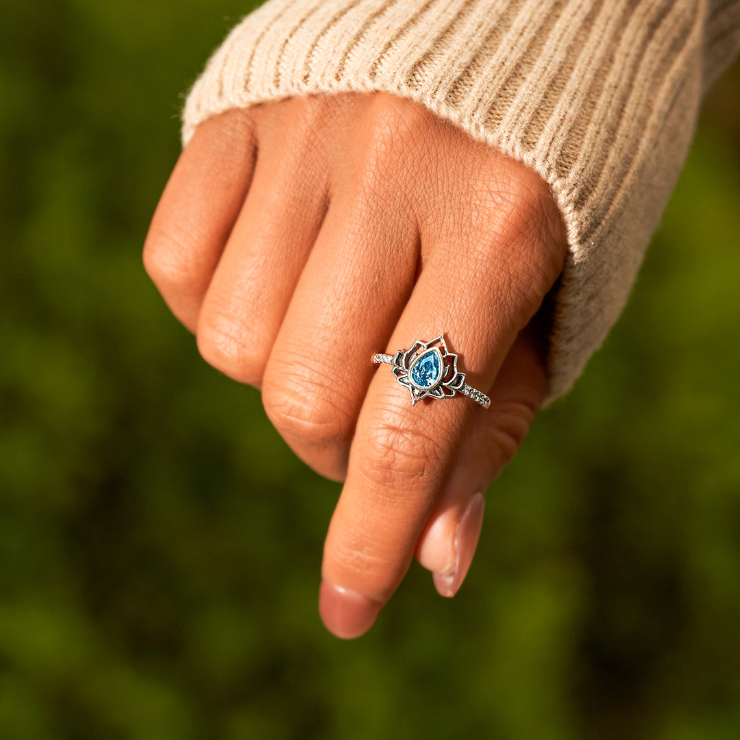 S925 Self Love Lotus Ring