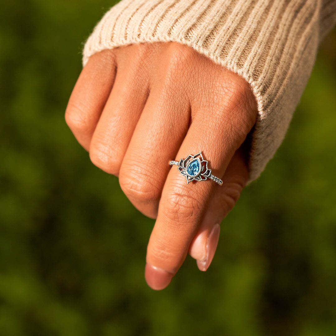 S925 Self Love Lotus Ring