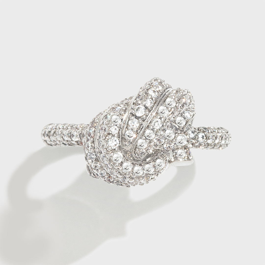 Wens Knot Silver Ring