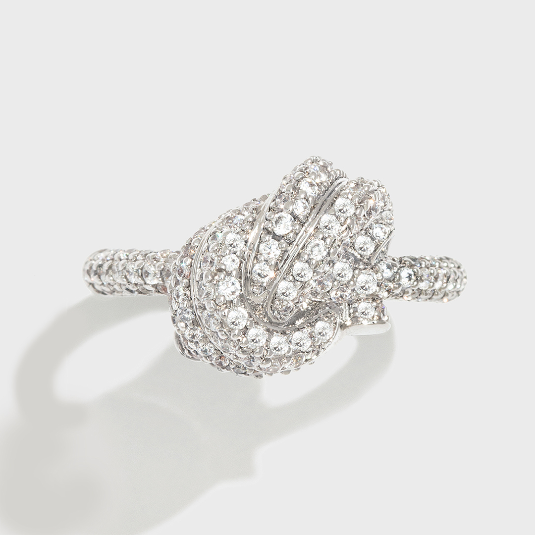 Wens Knot Silver Ring