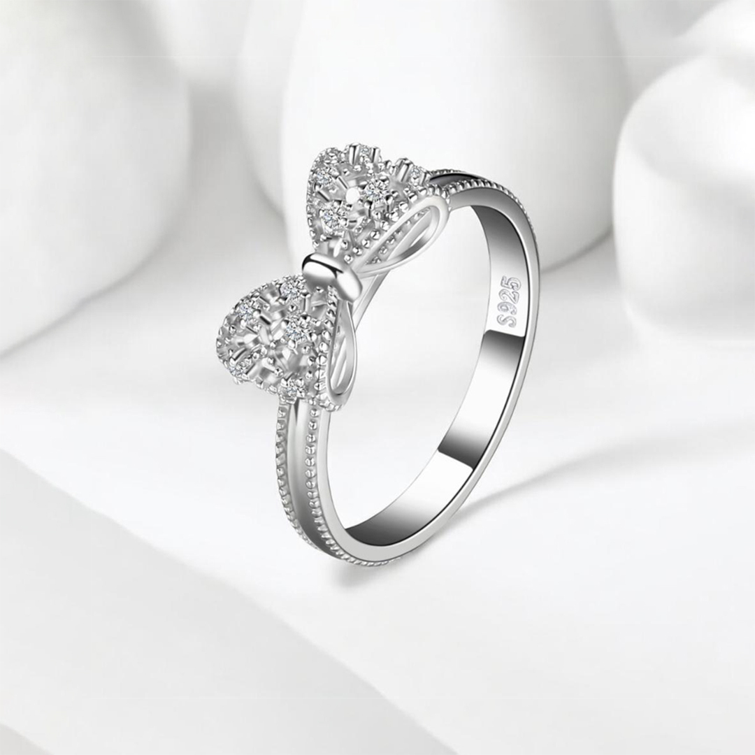 A Bond Tied by Love Bow Ring