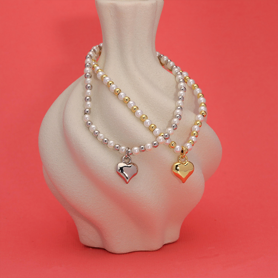 To Me From Me Stretch Beaded Bracelet