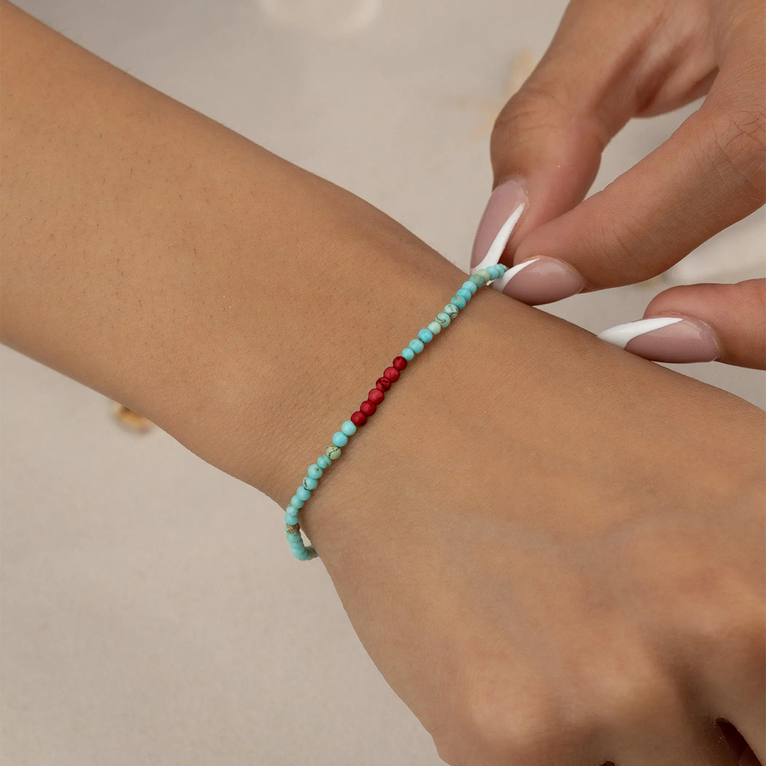 Diabetes Awareness Gift Dainty Stretch Bracelet