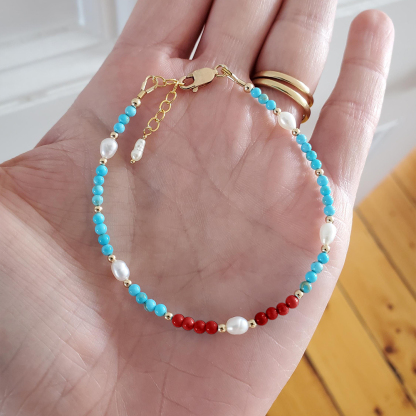 Diabetes Awareness Heartbeat Hope Bracelet