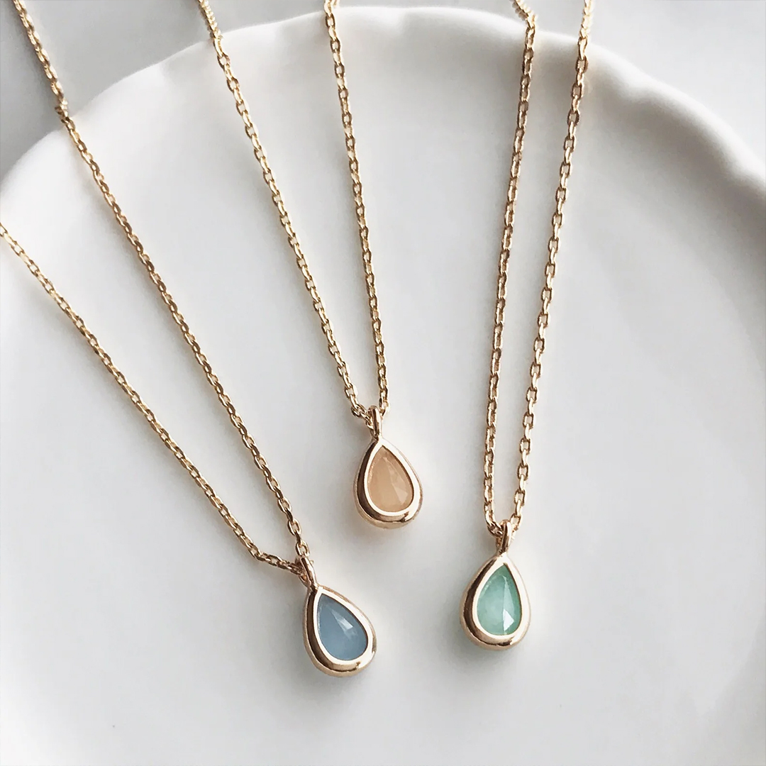 Memory Lane Tear Necklace