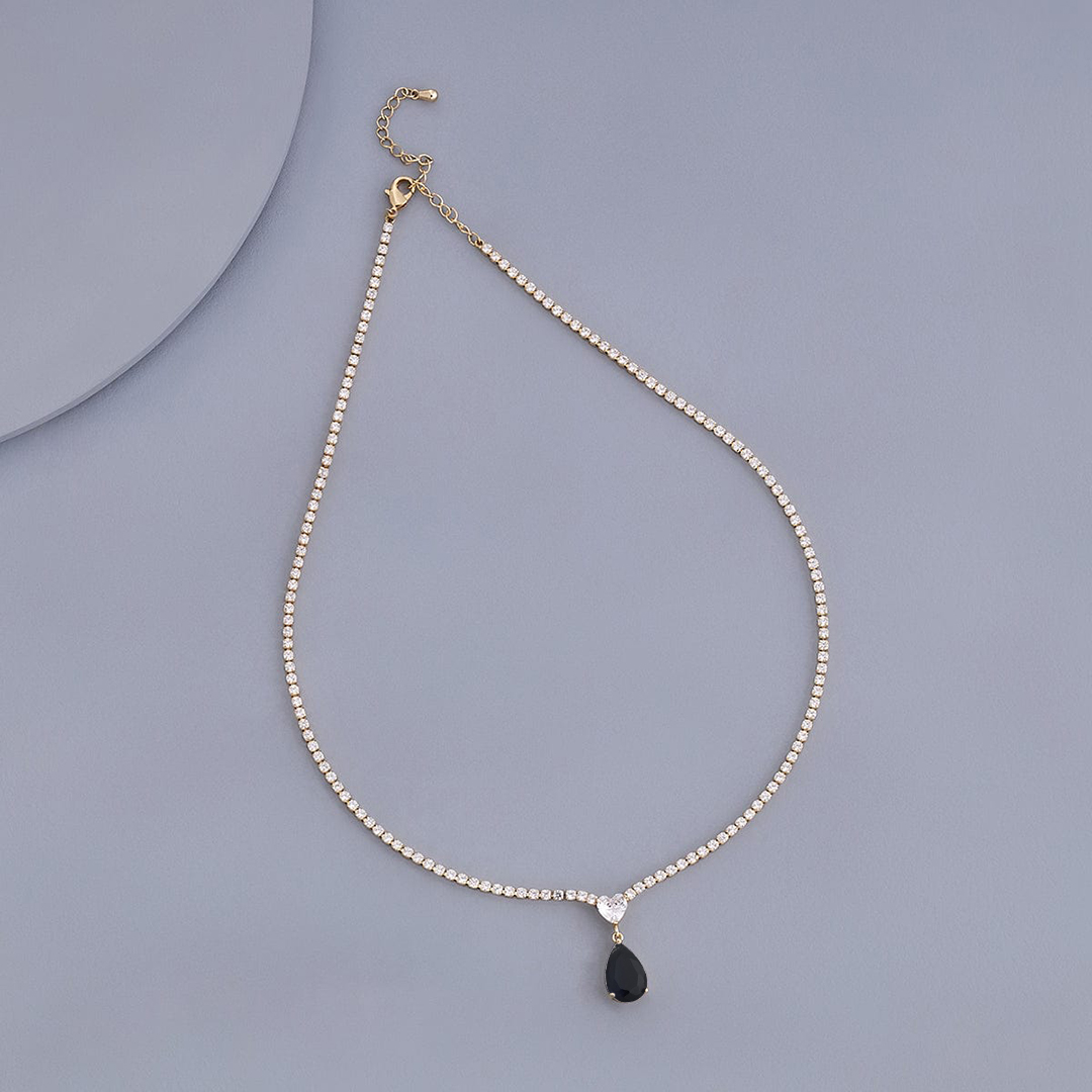 Until We Meet Again Teardrop Necklace