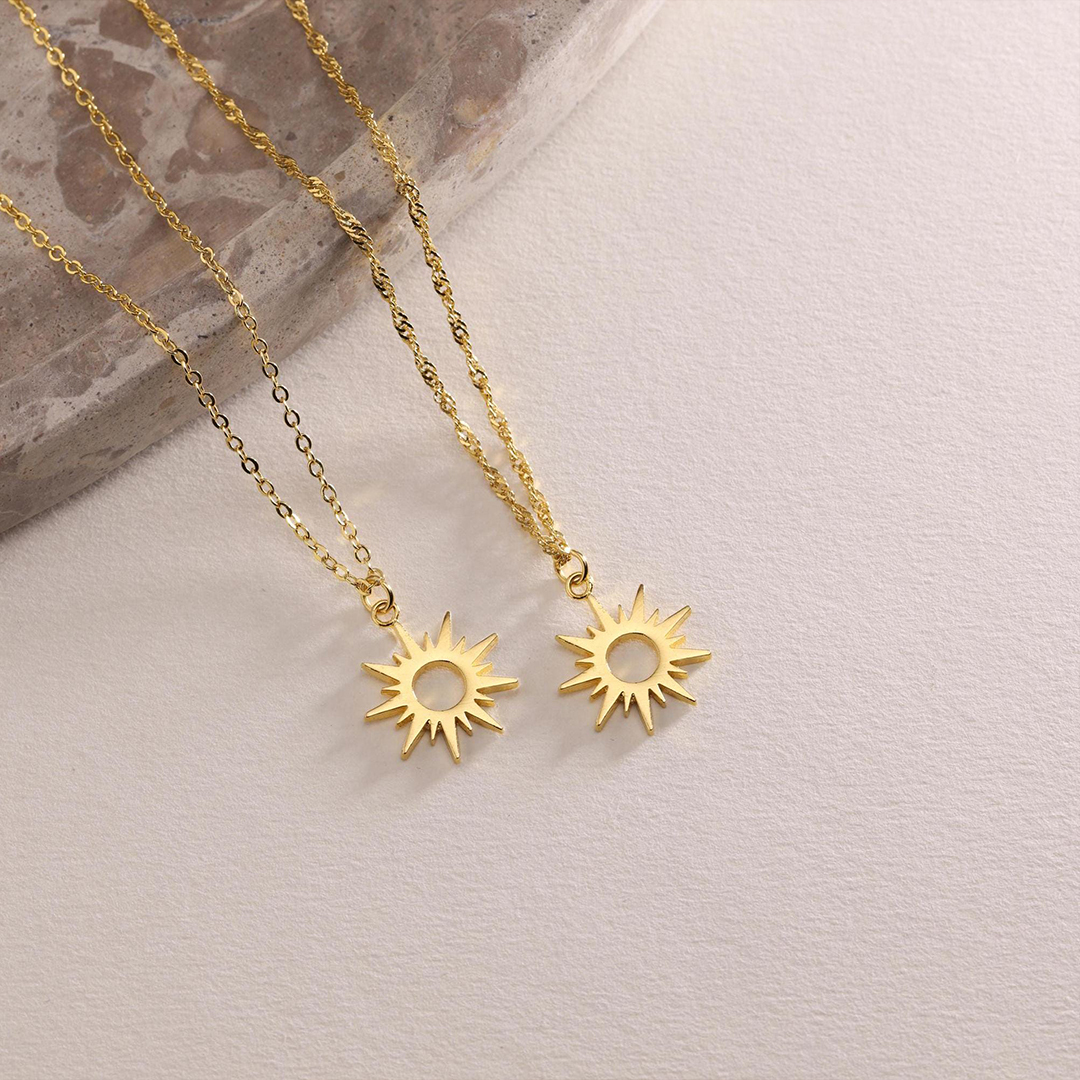 Self Love Tiny Sunshine Pendant Necklace