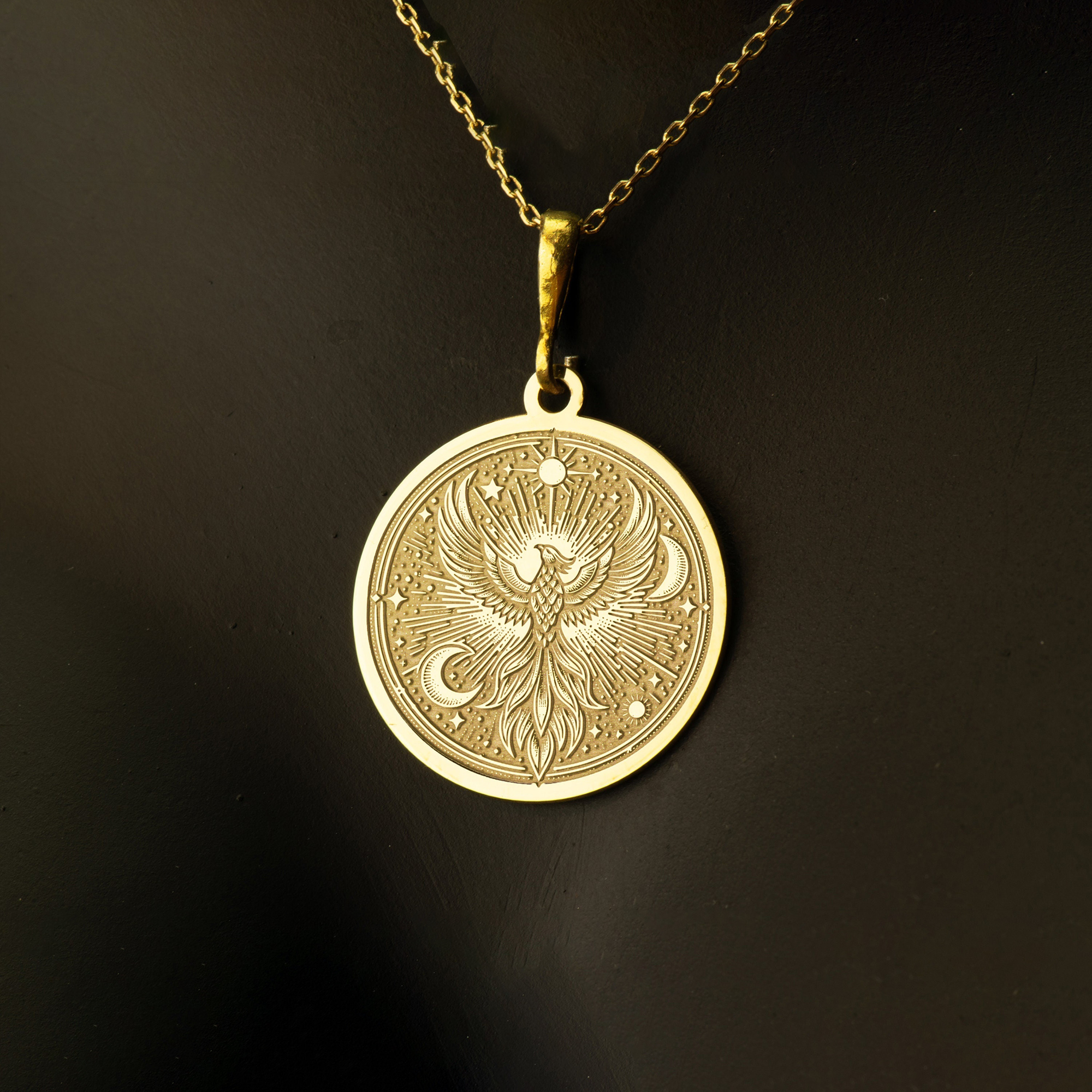 Symbol Of Rebirth Phoenix Necklace