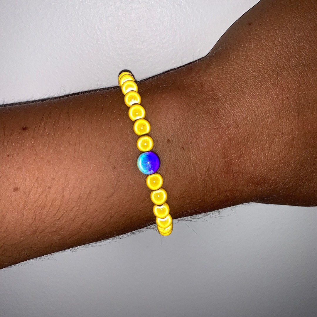 Down Syndrome Awareness Yellow Miracle Bead Bracelet