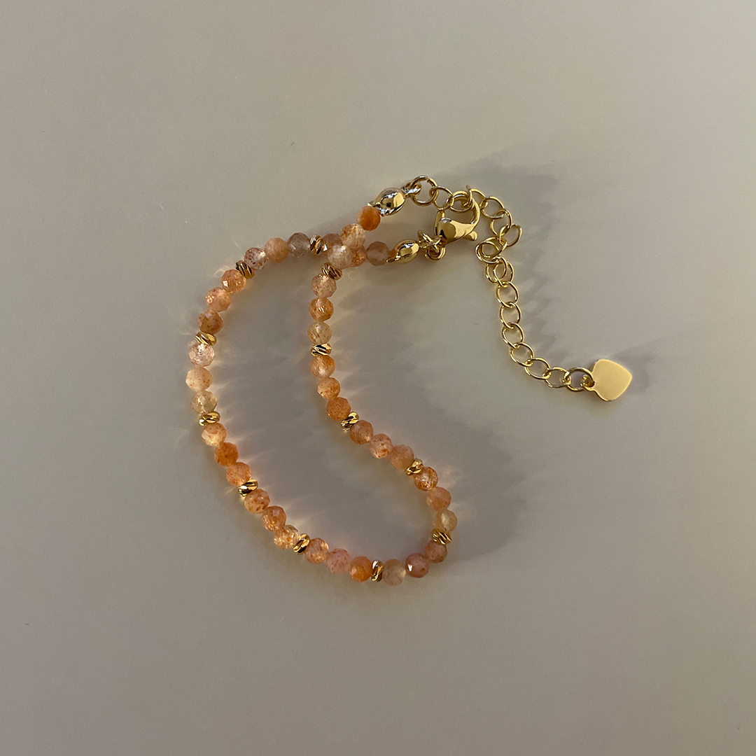 Multiple Sclerosis Awareness Sunstone Bracelet