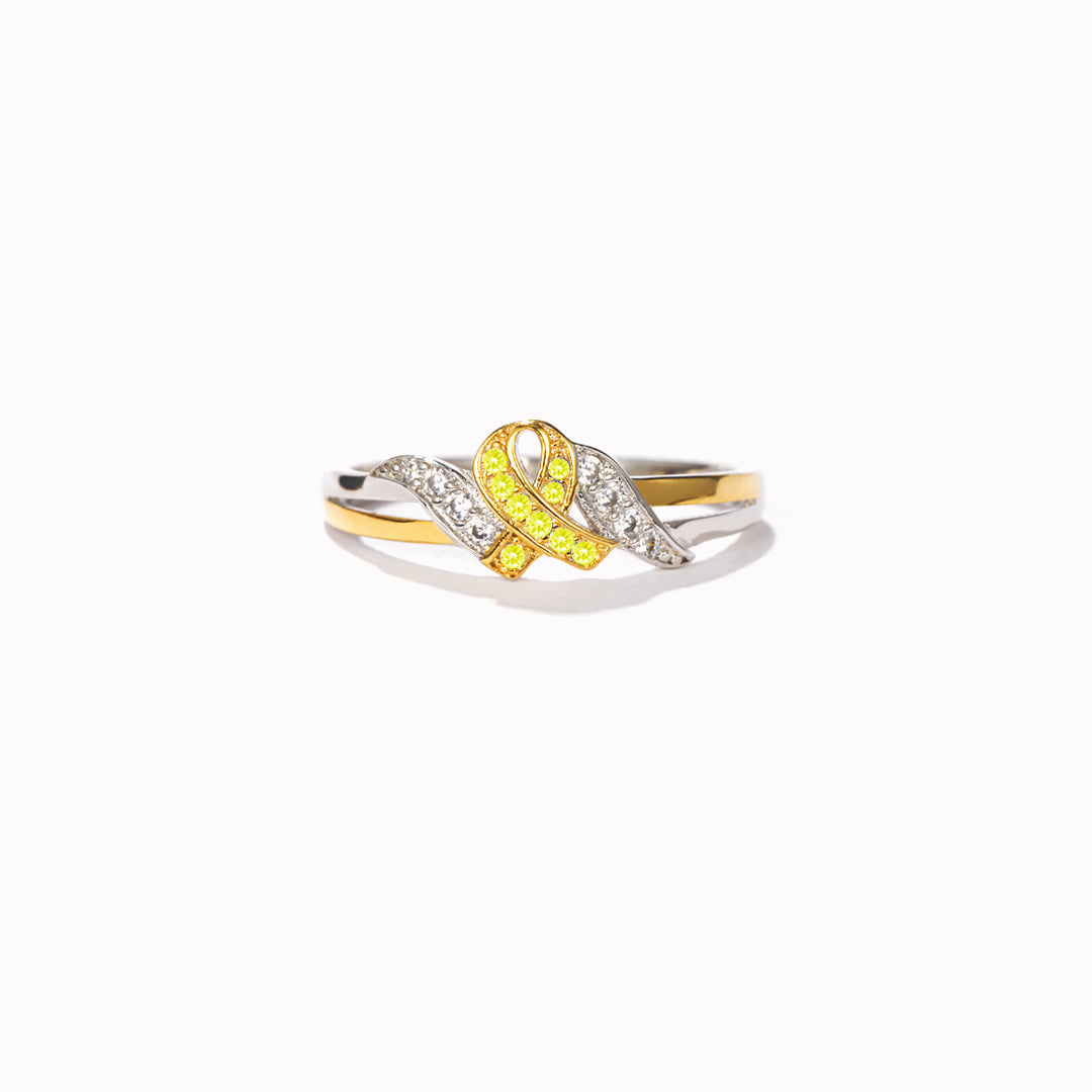 Childhood Cancer Awareness Ribbon Ring