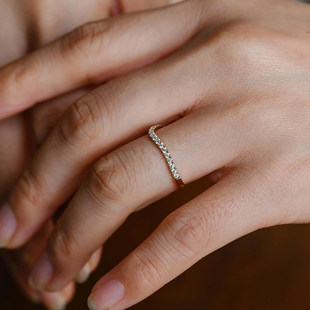 A Self-Reminder Half Eternity Ring