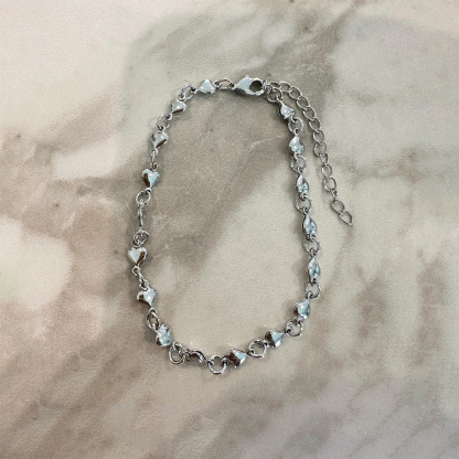 Self Love Heart Chain Bracelet