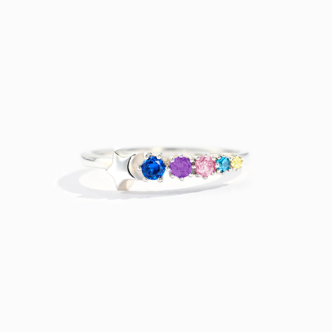Grandma's Tear of Joy Shooting Star Ring