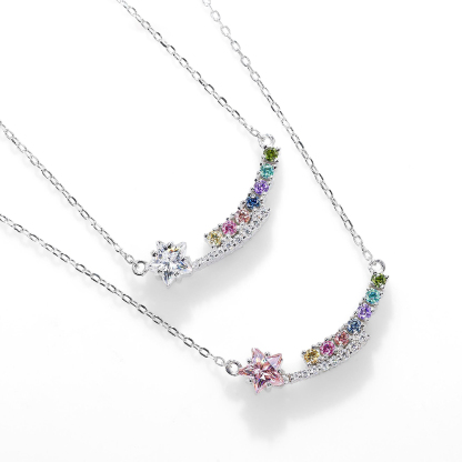 Grandma’s Shining Stars Personalized Star Necklace