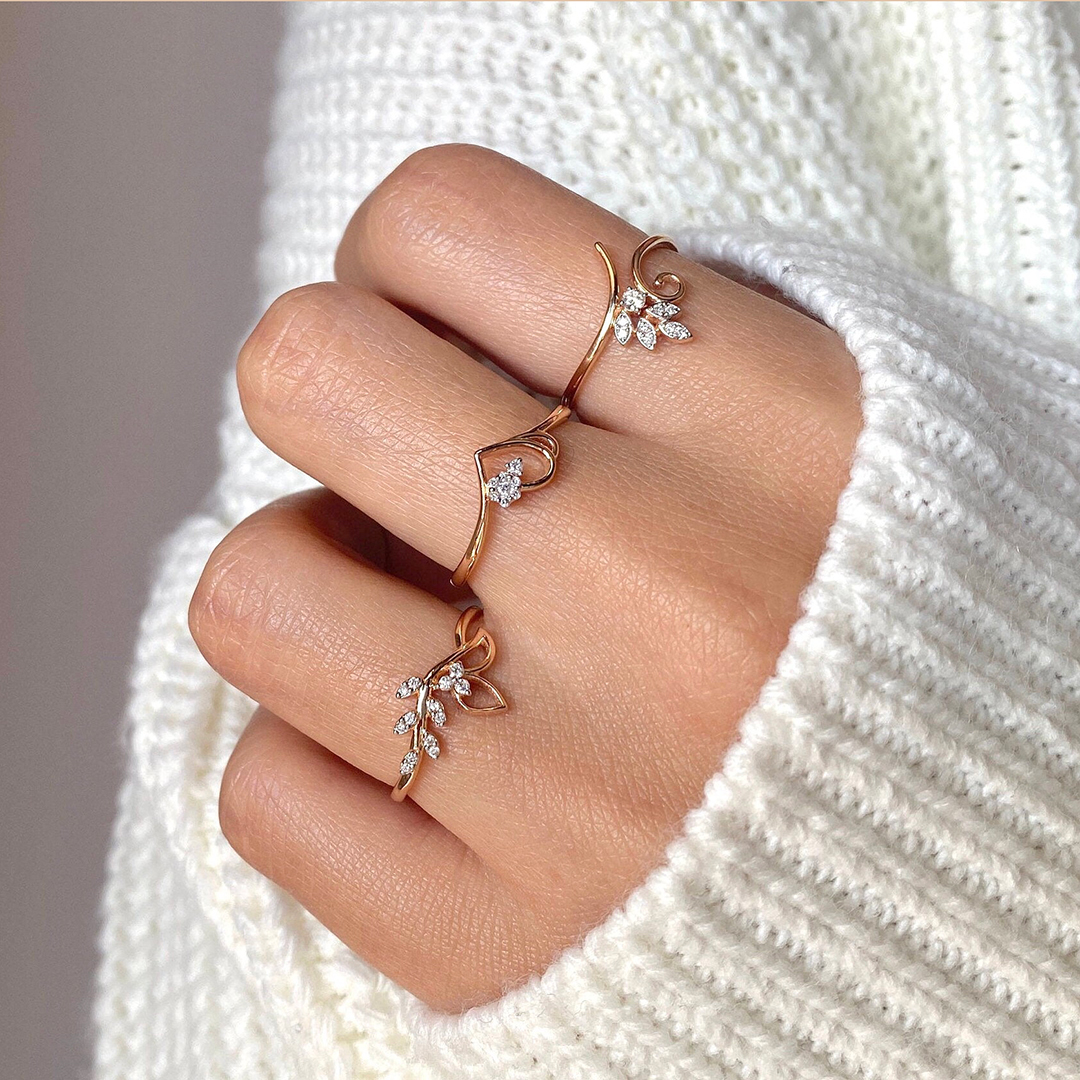 Forever Connected Mother-Daughter Heart Ring