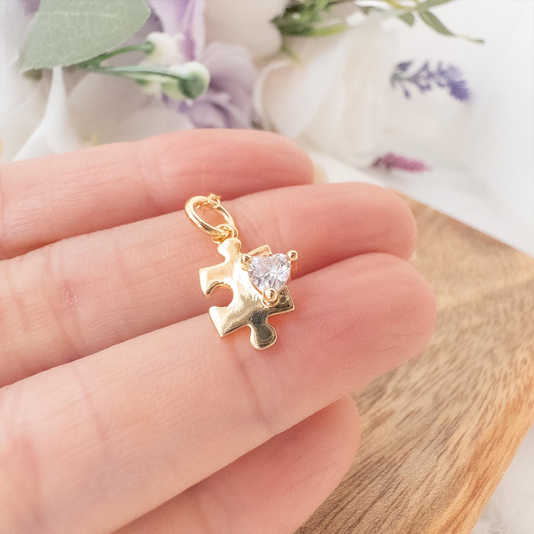 Autism Awareness My Unique Puzzle Piece Necklace