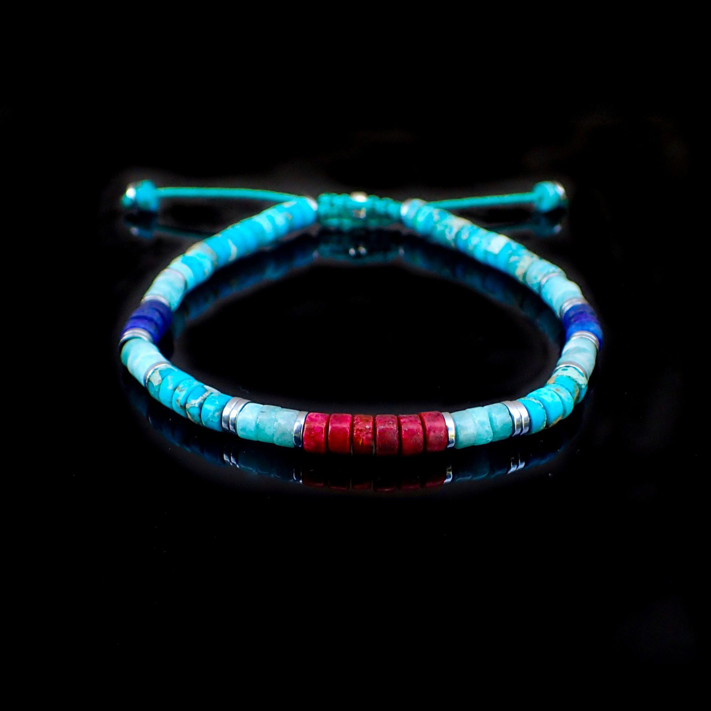World DiabetesTurquoise Minimalist Bracelet
