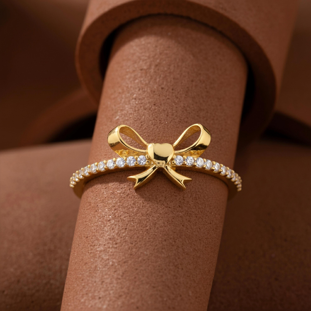 Mother-Daughter Bond Bow Ring