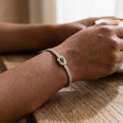 Mother-Daughter Bond Love Knot Bracelet
