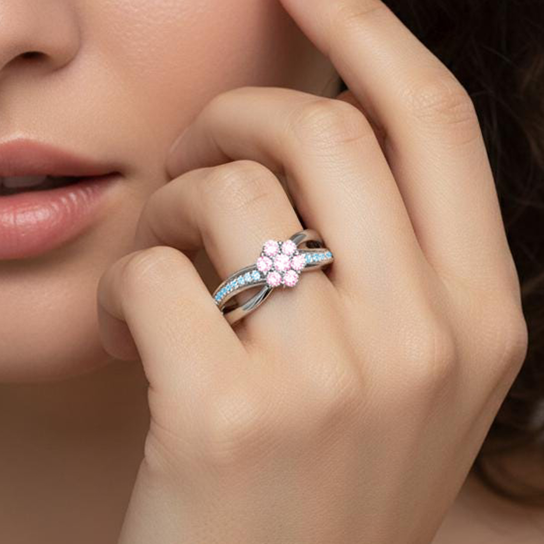 Forever My Angel Floral Ring