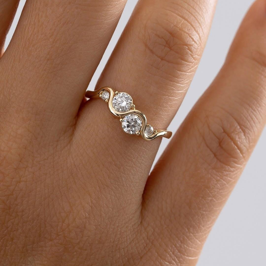 Through Deep Waters Infinity Twist Ring