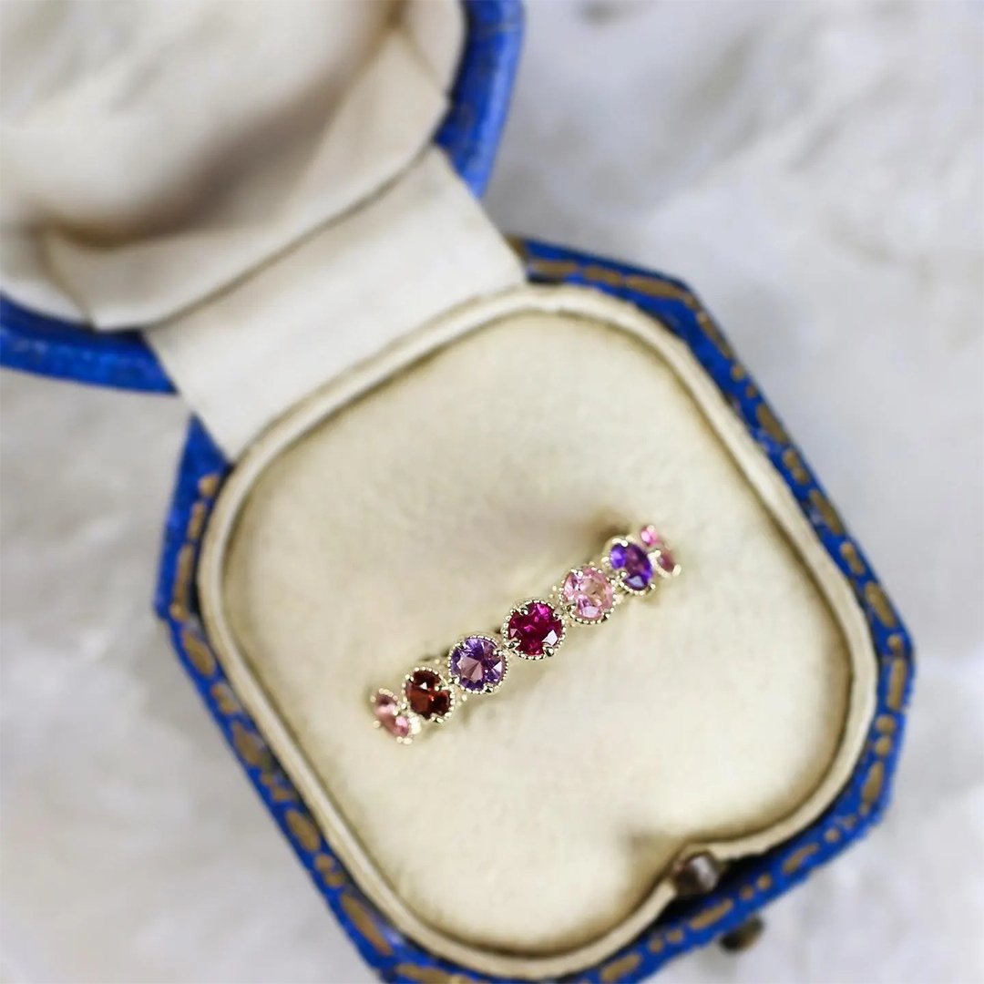 Grandma’s Tears of Joy A Lifetime of Love Birthstone Ring
