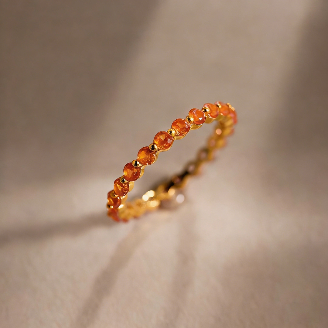 Multiple Sclerosis Awareness Resilient Grace Lace Eternity Ring
