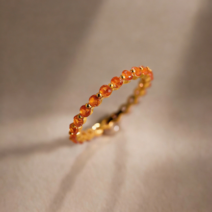 Multiple Sclerosis Awareness Resilient Grace Lace Eternity Ring