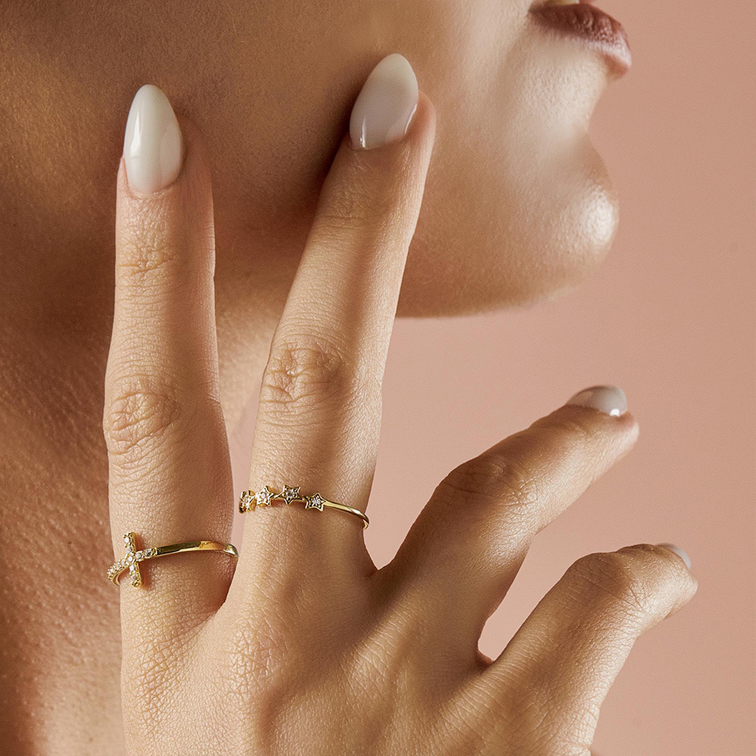 It's Ok To Not Be Ok Star Circle Ring