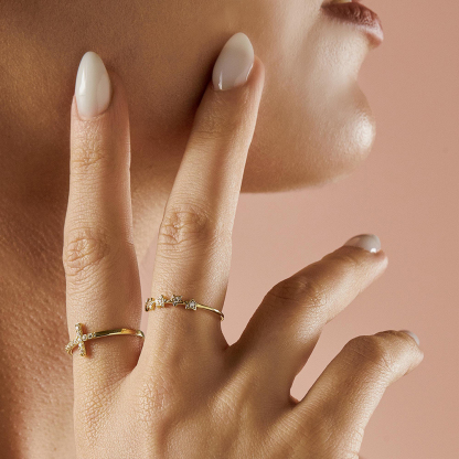 It's Ok To Not Be Ok Star Circle Ring