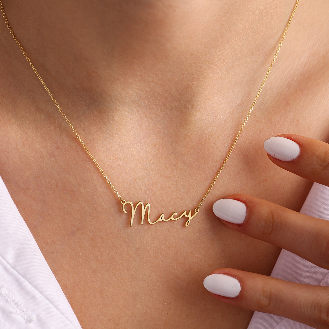 Custom Name Love Necklace