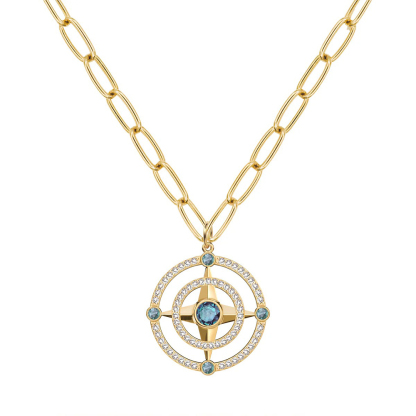 New Chapter Custom Birthstone Circle Necklace