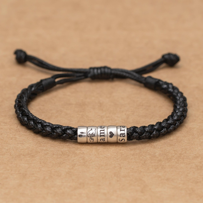 Gift To Father Personalized 1-9 Name Bracelet