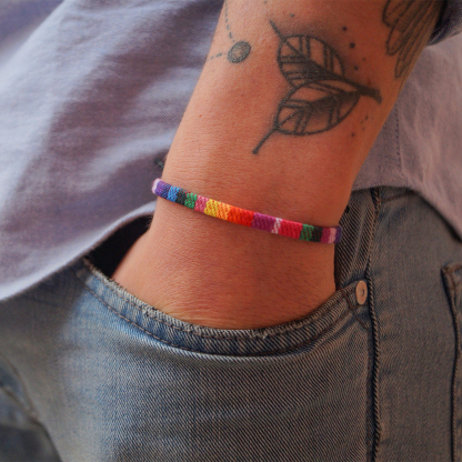 Autism Awareness Star Mom Strength in Every Star Rainbow Bracelet