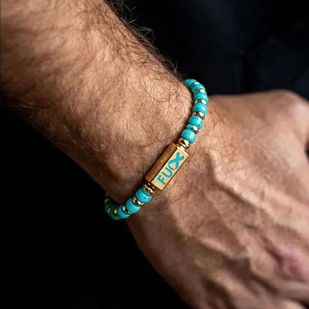 Ovarian Cancer Awareness Teal Magnet Bracelet