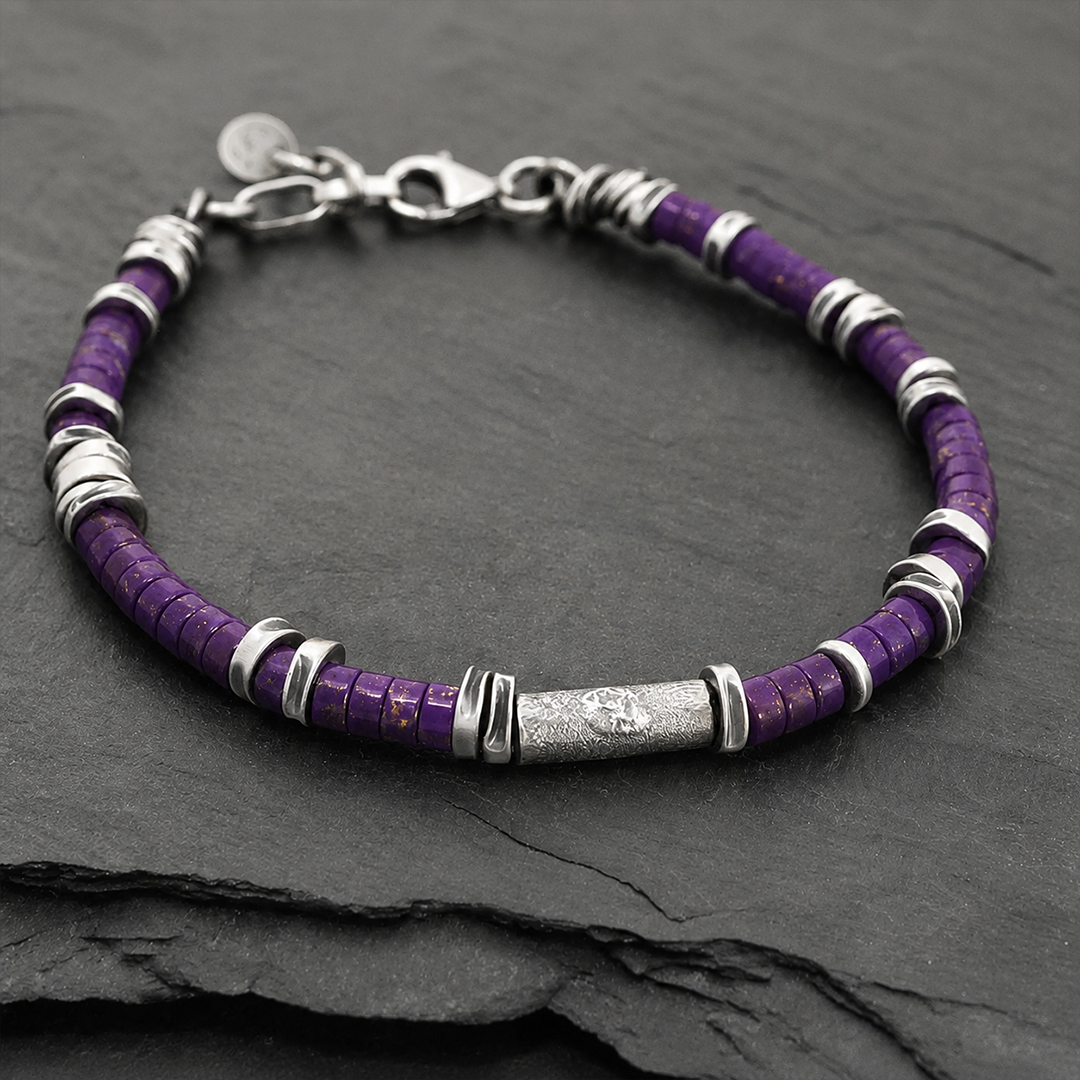 Alzheimer Dementia awareness Purple Support Bracelet