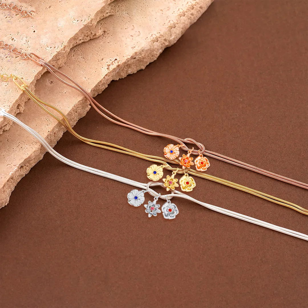 Birth Flowers Charms