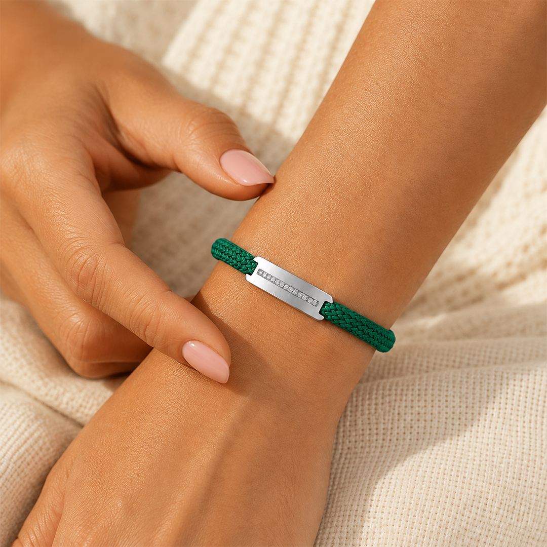 I Wear Green for Myself CKD Awareness Bracelet