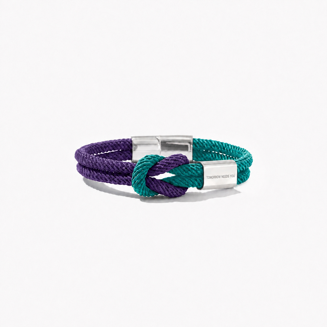 Stay — Tomorrow Needs You Engraved Bracelet