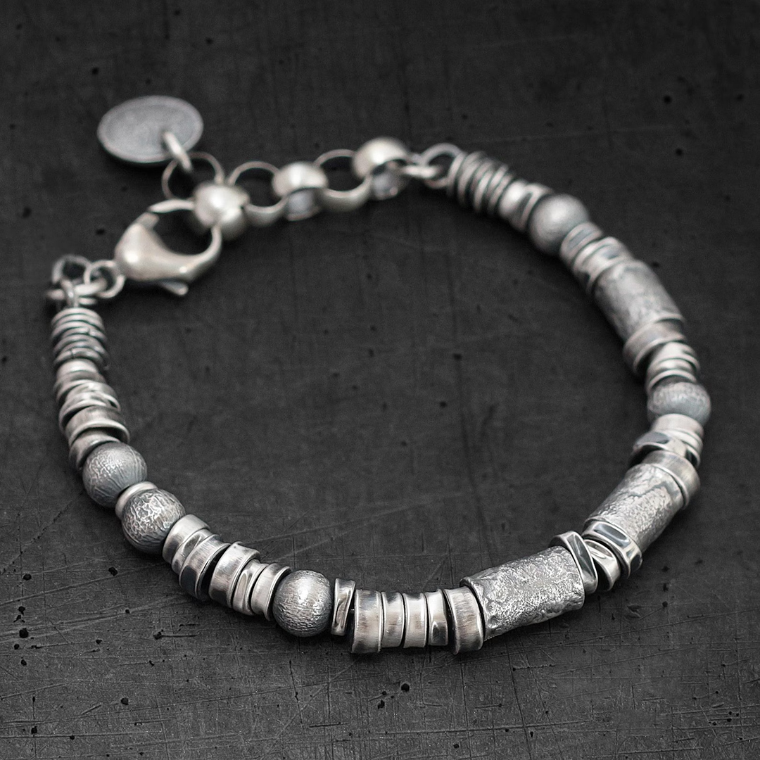 FUCK Parkinsons Grey Bead Bracelet