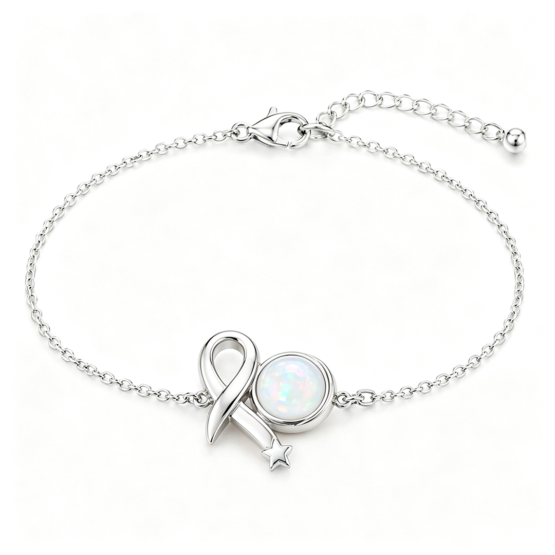 Fuck Lung Cancer Opal Bracelet