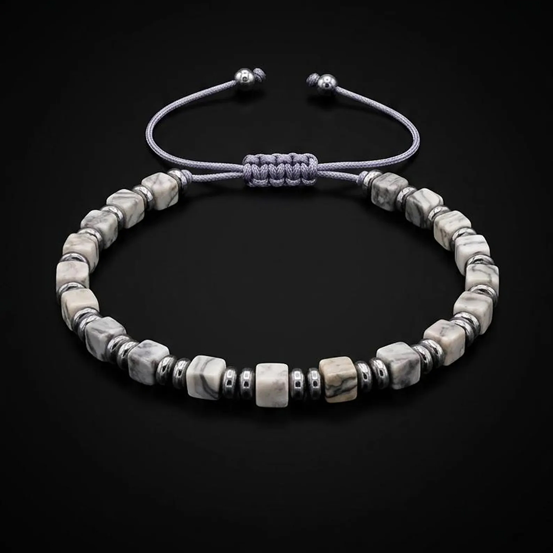 Fierce in White Lung Cancer Awareness Bracelet