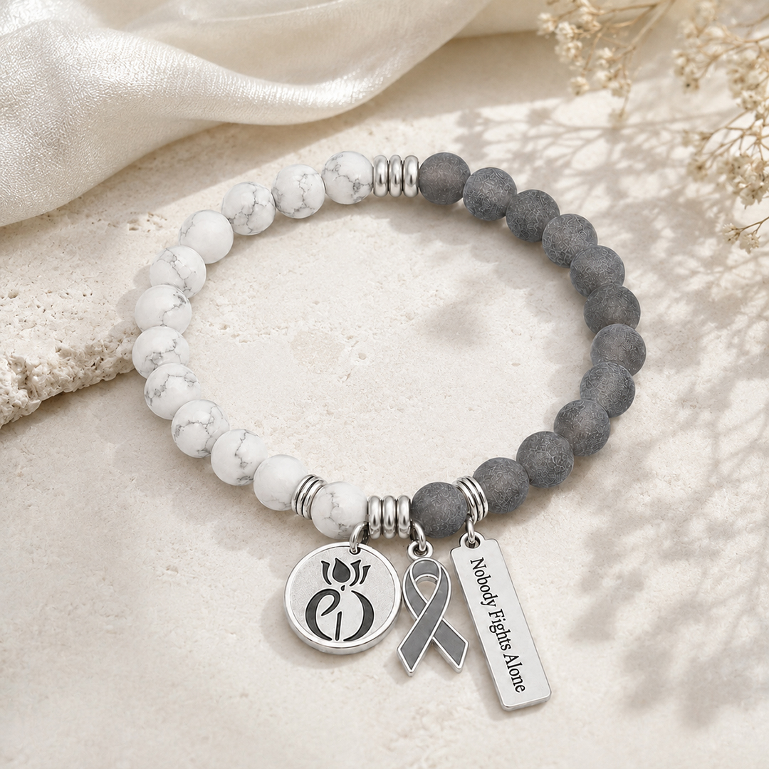 Stronger Together Parkinson’s Awareness Ribbon Bracelet