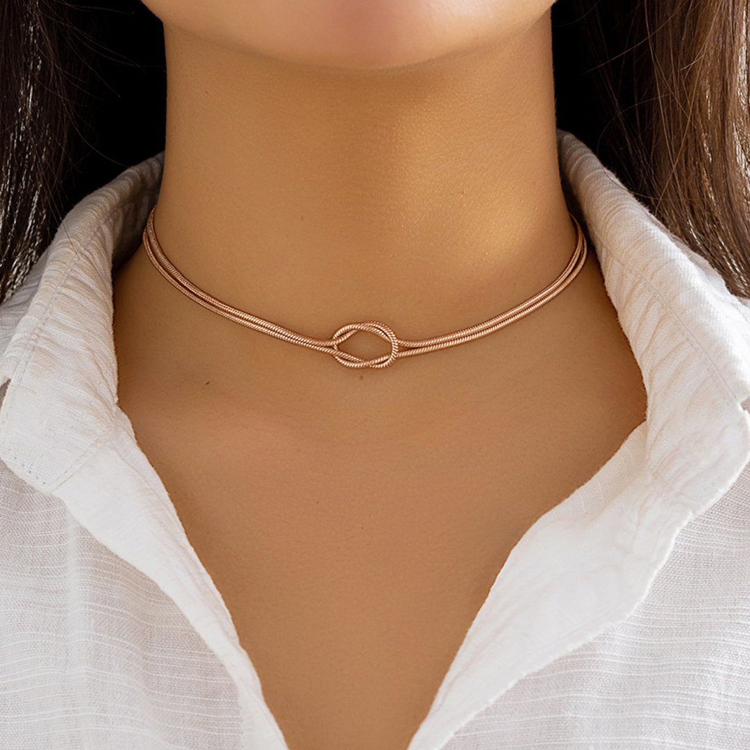Mother & Daughter Bond Knot Necklaces